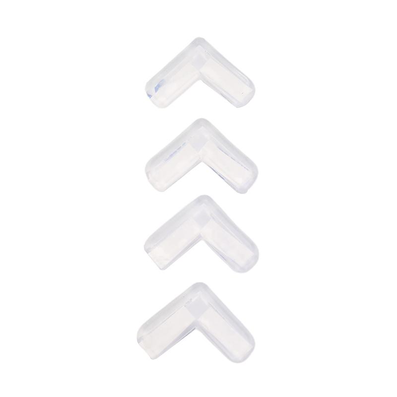 4Pcs Silicone Baby Safety Protector Furniture Corner Cover Anticollision Edge