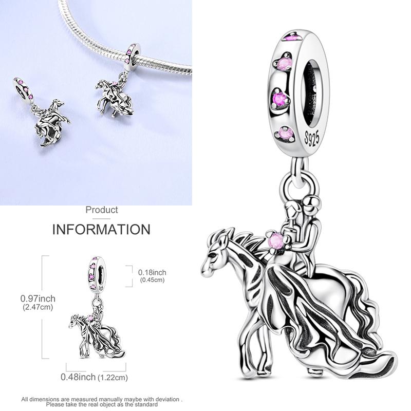 Charms Plata De Ley 925 Devil's Eye Infinity Eternal Symbol Dragonfly Positioning Buckle Charms Fit Women DIY Jewelry