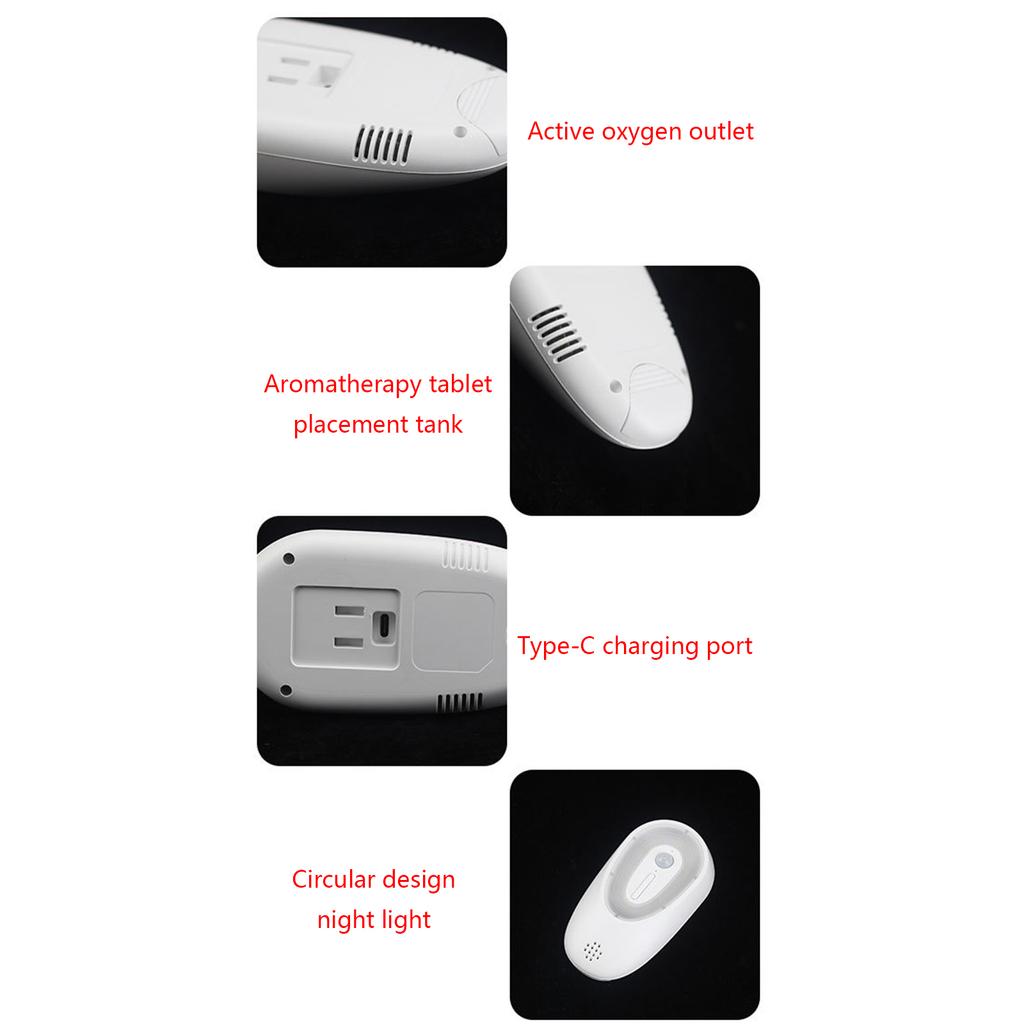 For Cat Litter Deodorizer Litter Box Deodorizer Automatic Pet Odor Eliminator with LED Lights Unscented for Smart Sensor