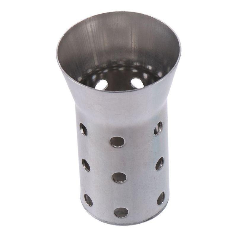 2Pcs Stainless Steel Exhaust Baffle Muffler 3.38*2inch Muffler Baffle Noise Eliminator Muffler Noise Eliminator