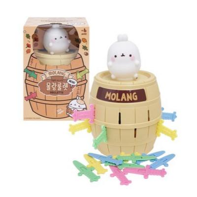 Игровой набор «Корея» [Мини-настольная игра Molang]: Пиратская рулетка | Разные цвета | 1 набор]