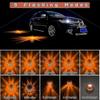Roadside Emergency LED Flashing Warning Flare Light Kit with Beacon Discs