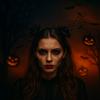 Skull Branch Hair Hoop Rose Flower Halloween Flower Crown Gifts Halloween Headband  Ghost Festival