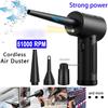 68W Household Adjustable Air Blower  Compressed Dust Blowing Gun Wireless Portable Air Duster