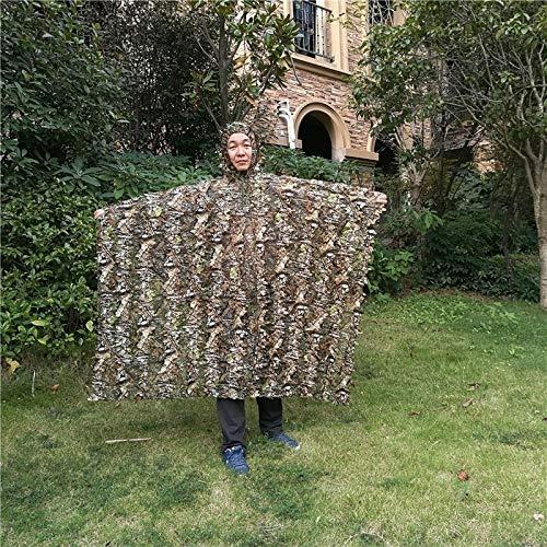 Маскировочный костюм-пончо для улицы, камуфляжный камуфляжный плащ с 3D листьями для военных, CS, охоты в джунглях, пейнтбола, страйкбола, фотографий дикой природы, Хэллоуина