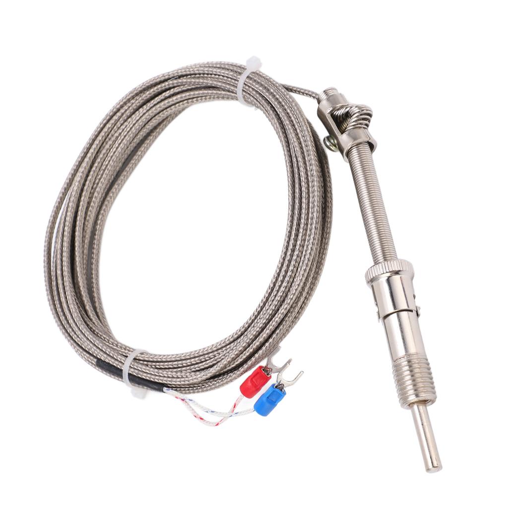 K Type Compression Spring Thermocouple Shielded Thermocouple Wire Probe for Factory5 Meter