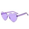 Heart-shaped Sunglasses Colorful Heart Glasses Candy Color Lenses Shades Funny Party Sun Glasses for Adults Lentes