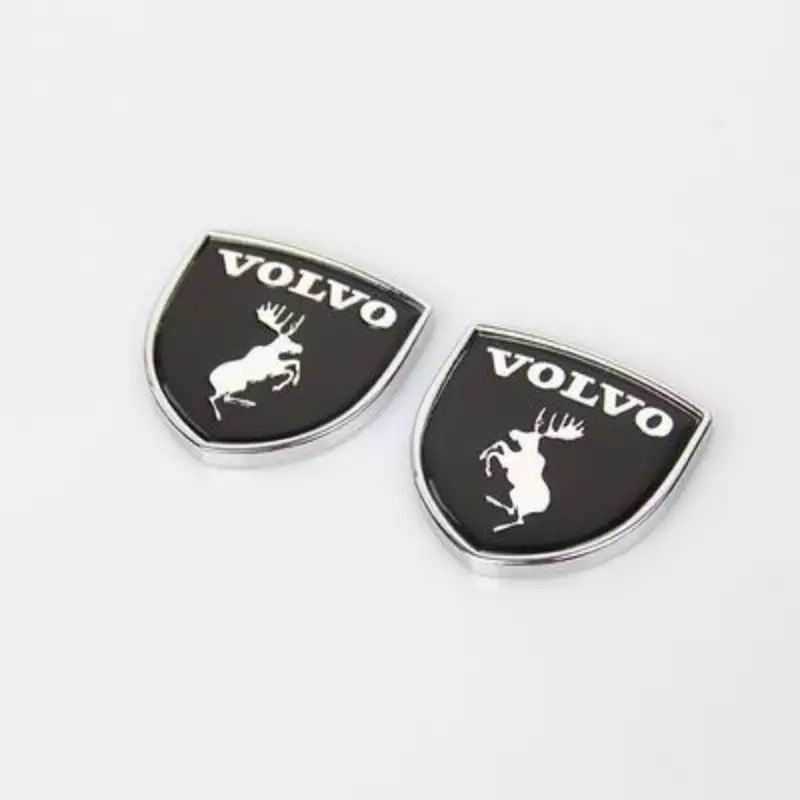 Car Side Logo Sticker Decoration Accessories For Volvo Rdesign Polestar AWD V50 S60 XC60 S40 XC40 XC90 V60 S80 S90 V90 V70 T6 JI0