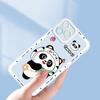 For Vivo Y15S Y17S Y36 Y20 Y22S Y28 Y75 Y33S Y18 V27 V29e V30e V20 V21 Tecno Pova 5 Soft Transparent Phone Case Cartoon Cute Panda Pattern Cover
