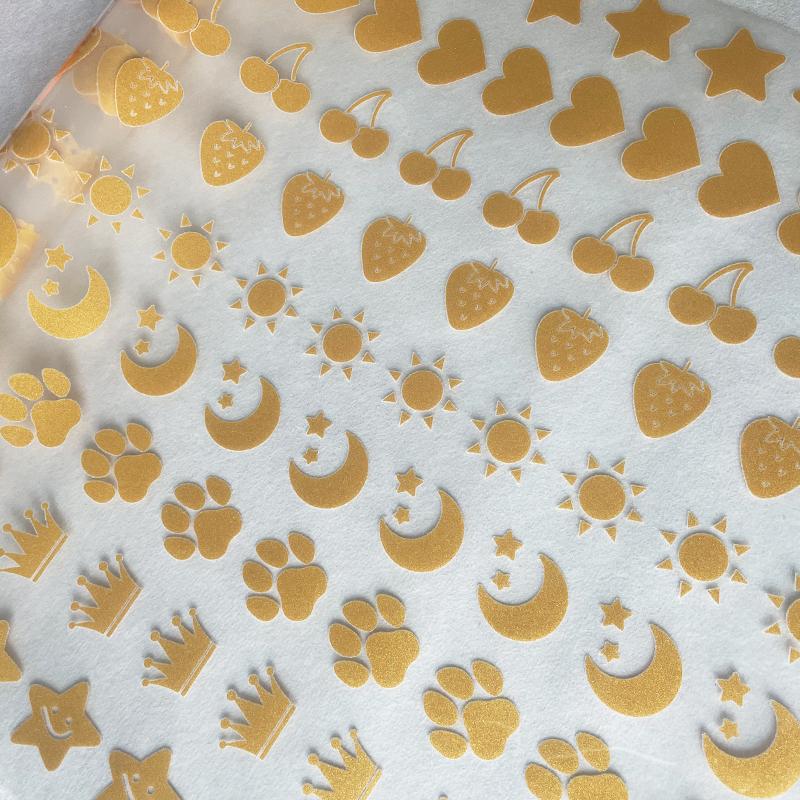 Термотрансферные ленты-патчи для приклеивания утюгом золотого, серебряного и белого цвета для DIY-проектов