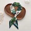 Europe  Fashion New National Style Small Nroken Flower Women's Decorative Twill Binding Bag Handle Silk Scarf Ribbon Scarf