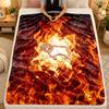 Flannel BlanketDerby County Football Warm Soft Throw Blanket for Indoor Sofa Bed Living Room Use