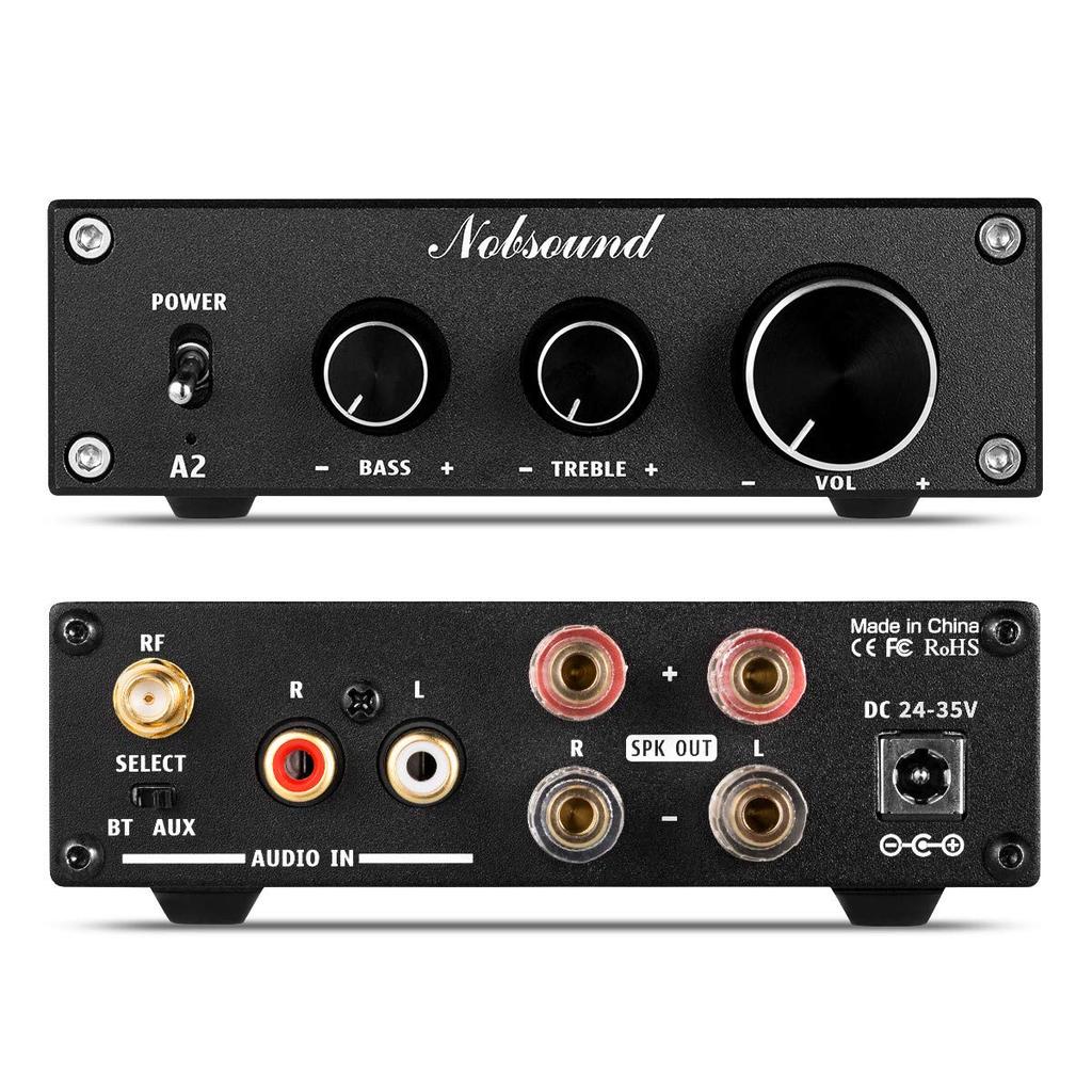 Nobsound A2 HiFi Bluetooth класса D усилитель мощности домашний стерео аудио усилитель 160 Вт 2 APTX-LL