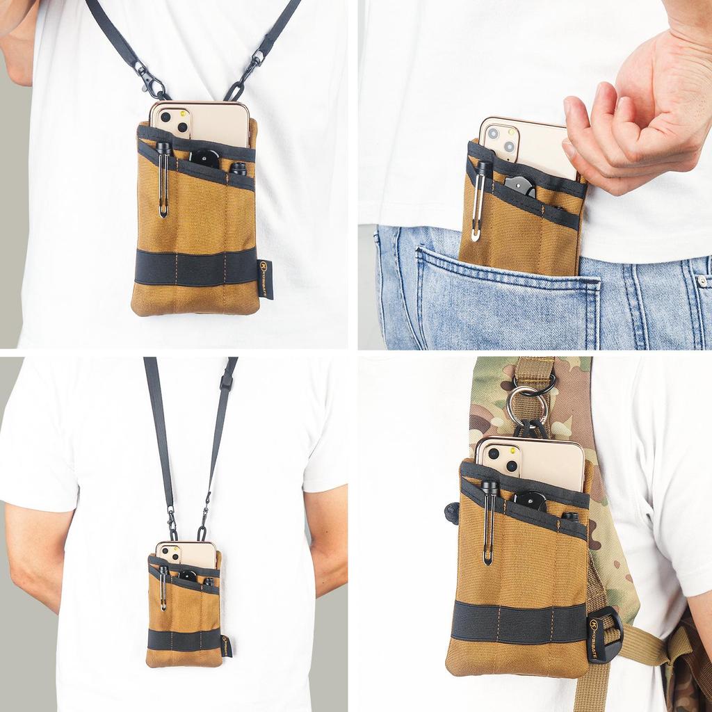 2025 Заграничный уличный кошелек для монет и EDC-подсумок: Карманный органайзер и мини-сумка для инструментов