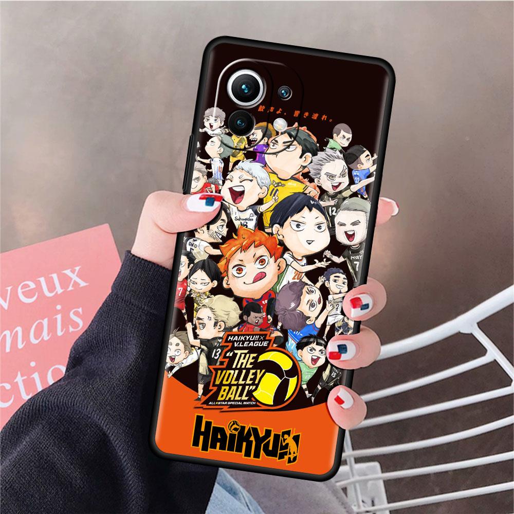 Хайкю!! Чехол с рисунком аниме для Xiaomi Mi 11 Lite 5G NE 11T Pro 10T 9T Note 10 12 12X 12S, ультрамягкий силиконовый чехол для телефона