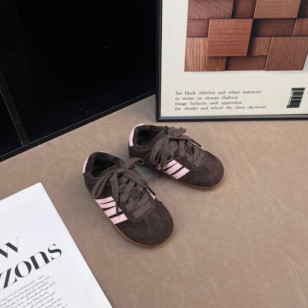 Зимние детские комфортные спортивные кроссовки 2025 - Мальчиковые велюровые и девичьи модные повседневные кроссовки