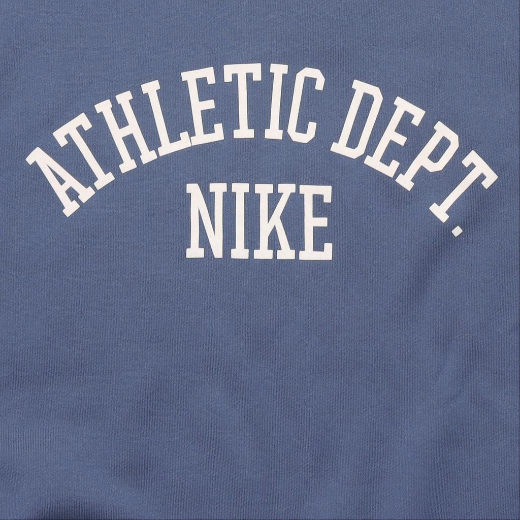 Nike Спортивная одежда Trend Logo Print Пуловер с капюшоном Мужские топы Gradient-Blue DX0026-491