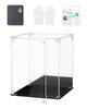 COOLTAKU Figure UV Back Magnetic Magnet Front Collection More Assembled Acrylic Display Stain Cleaning Cloth Included 25 X Depth 25 X Height Black