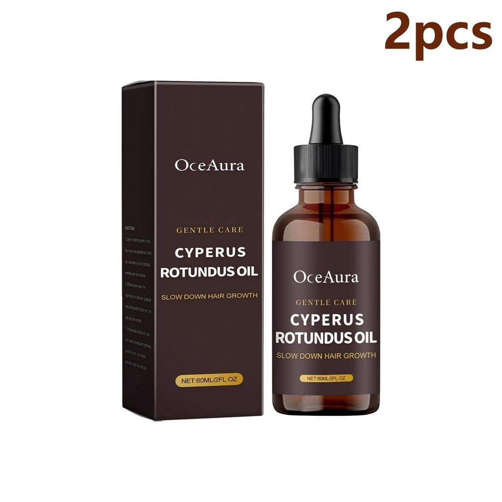 OceAura Масло Циперуса Круглого Уменьшающее Поры Безболезненное Удаление Волос Подмышка Нога Рука Увлажняющее Масло Ингибирующее Рост Волос