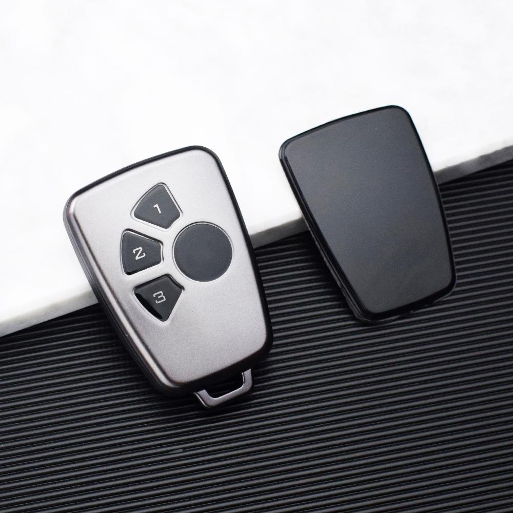4 Buttons for Chevrolet Cruze Spark Onix Silverado Volt Camaro Aveo Sonic Gun Grey TPU Car Key Case Cover Keyless Protector