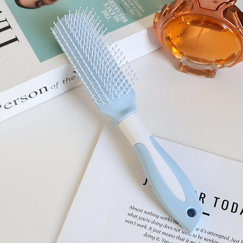 Массажная расческа для волос на воздушной подушке, щетка для волос, расческа для распутывания волос, антистатический салон, спа, парикмахерский инструмент для укладки, овальный круглый