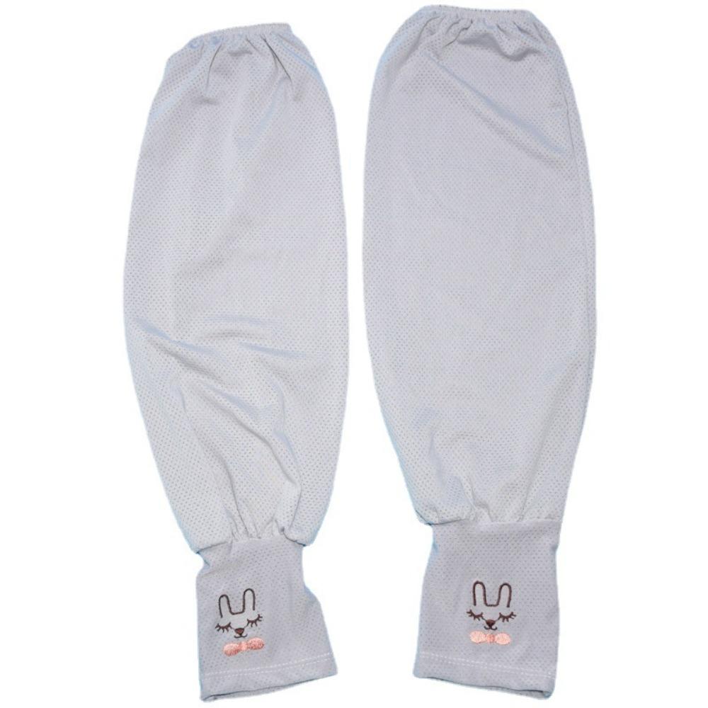 Rabbit Sunscreen Sleeve UV Protection Sun Protection Cover Thin Ice Silk Sleeves  Cycling