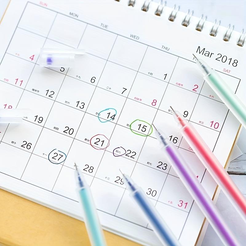 12 Colors Gel Pens Set – Smooth Writing, Vibrant Colors for Student Study, Diaries, Crafts, Back To School