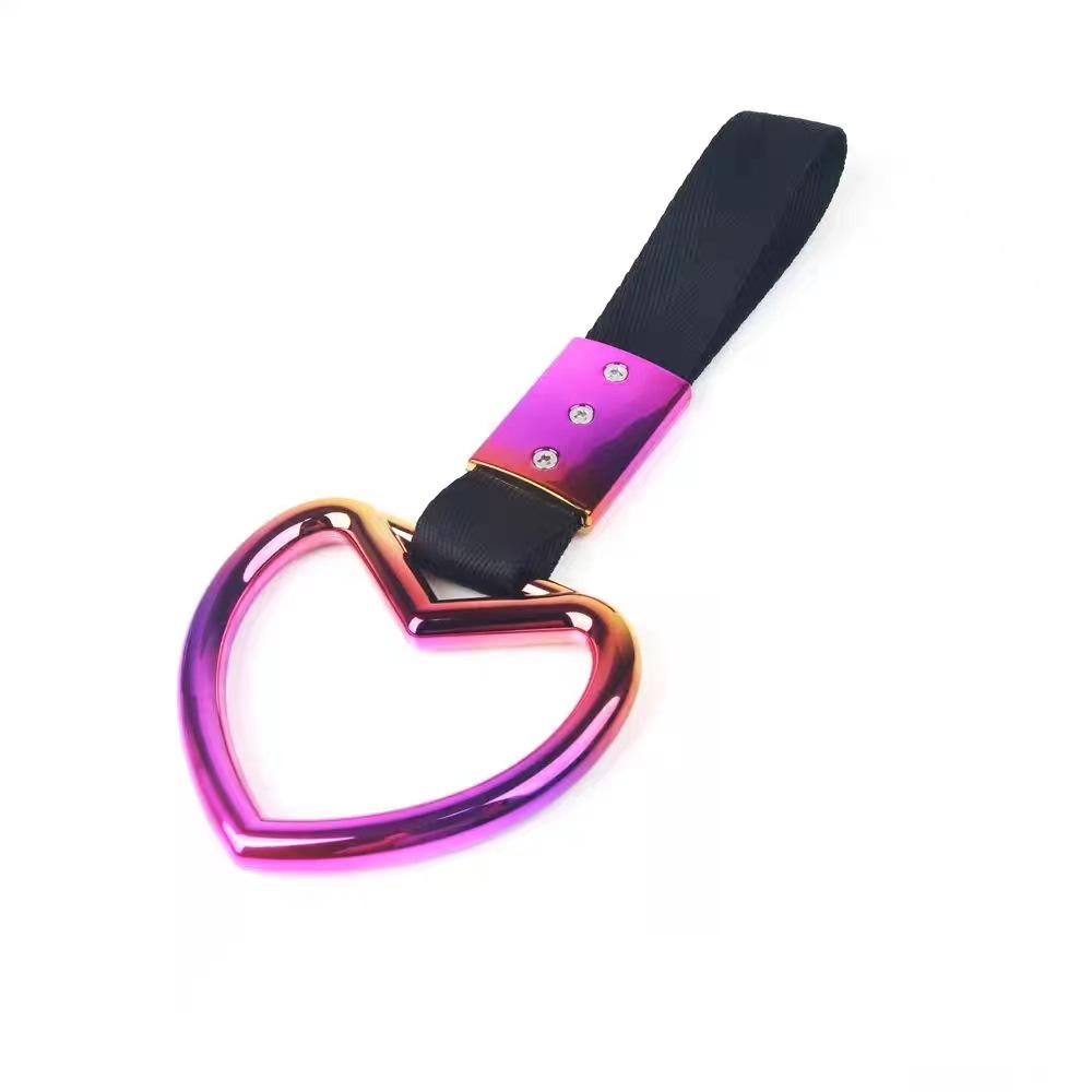 JDM Auto Accessories Cat Tsurikawa Ring Handle Hand Strap Loops Bumper Bus Car Drift Charm Warning Tag