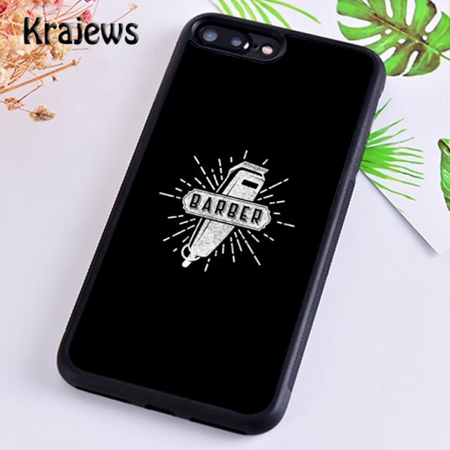 Krajews Парикмахерская Винтаж Классика Парикмахер Ретро Чехол для Телефона Для iPhone 17 Air 16 15 14 plus 11 12 13 pro max Plus coque Fundas