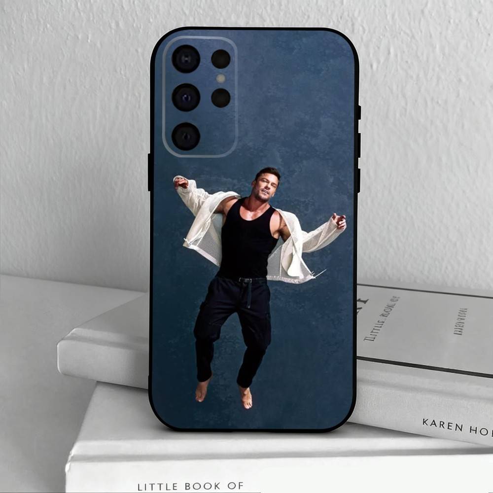 Алан Ричсон Актер Чехол для телефона для Samsung S25,24,23,22,30,21,10,9,Ultra,Plus,Lite,FE,4,5 G Мягкий черный чехол