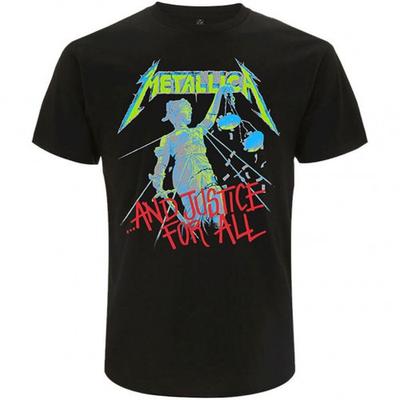 Metallica Футболка унисекс с принтом на спине для взрослых и справедливости для всех