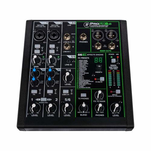 Mackie ProFX6v3 Professional Mixer with Effects and USB I/O