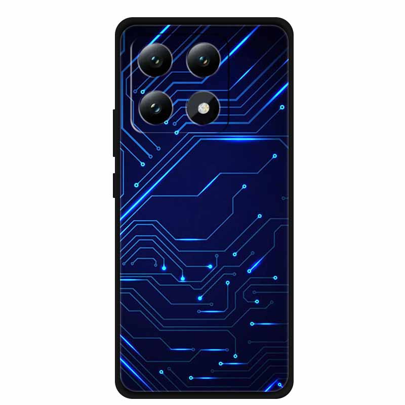 New Cool Phone Case For Xiaomi 14T 5G 6.67'' TPU Black Cover Bumper For Xiaomi 14 T 14T pro Shield Funda Capa Fashion Soft Case