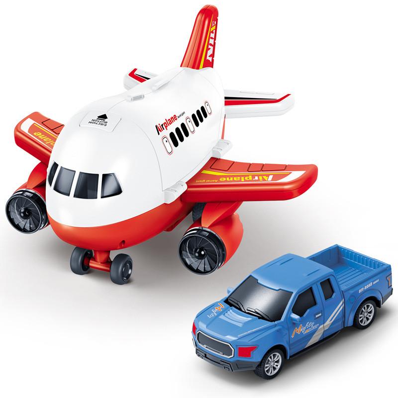 Нажатие Запуск Симуляции Вывод на Орбиту Самолета Скользящий Хранение Машинка Игрушка