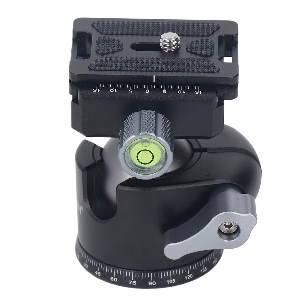 Tripod Ball Head Camera Stabilizer Top 14in Bottom 38in Screw Aluminum Alloy 2 Knob Camera Tripod