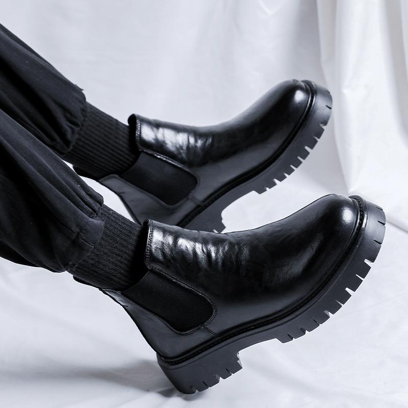 2024 Весна Высокие кожаные туфли ручной работы Мужские лоферы Slip On Деловые повседневные туфли Классические мягкие кожаные мужские туфли Hombre на плоской подошве