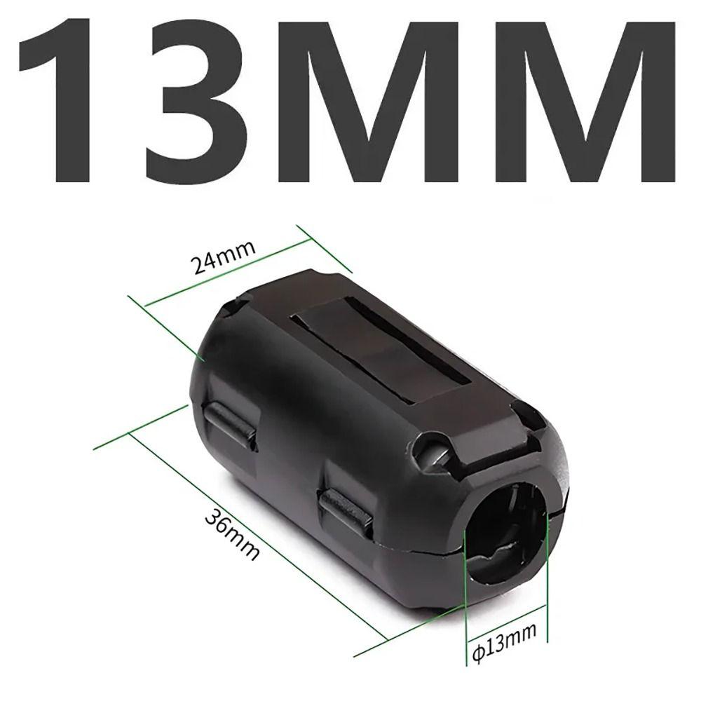 1 шт. Подавитель шумов Анти-помехи Магнитное кольцо EMI RFI Дроссель Клипса Кабельный фильтр