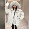 New big fur collar tooling Parker student wear down cotton-padded clothes women's fashion cotton-padded jackets thickened warm cotton-padded jackets t