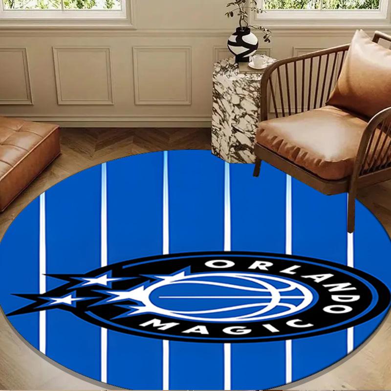 Orlando basketball Team Round mat, Anti-slip Circle Carpet Chair rug For livingroom,Bedroom, doormat home decor Gift Christmas Gifts