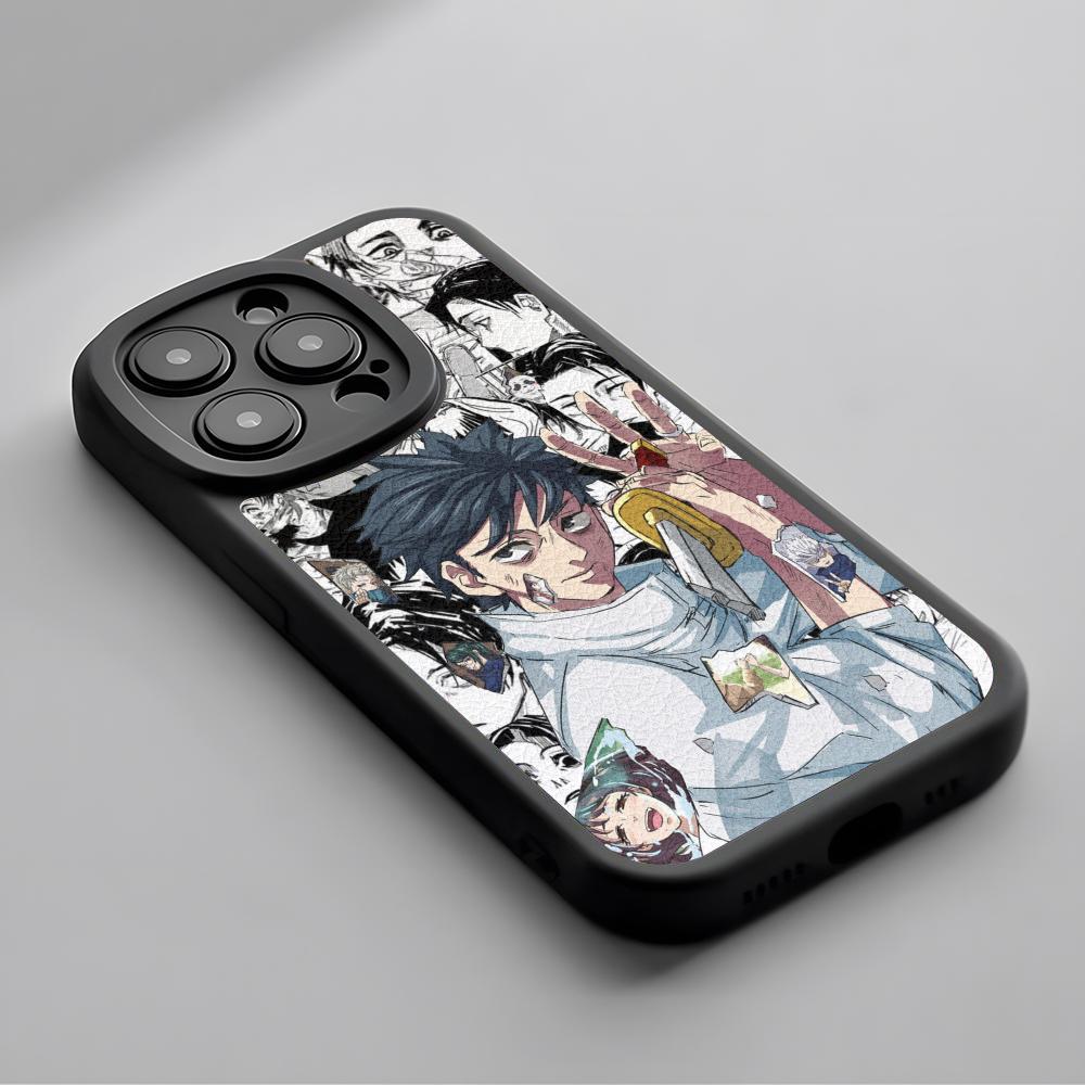 Оккотсу Юта крутой аниме-мужчина плакат Чехол для телефона Для iPhone 16 15 14 13 12 11 Plus Pro Max Силиконовый чехол из натуральной кожи черный