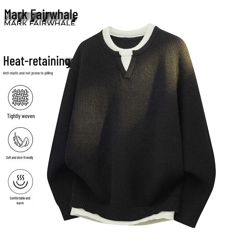 Mark Fairwhale Men's Casual Pullover Knit Sweater