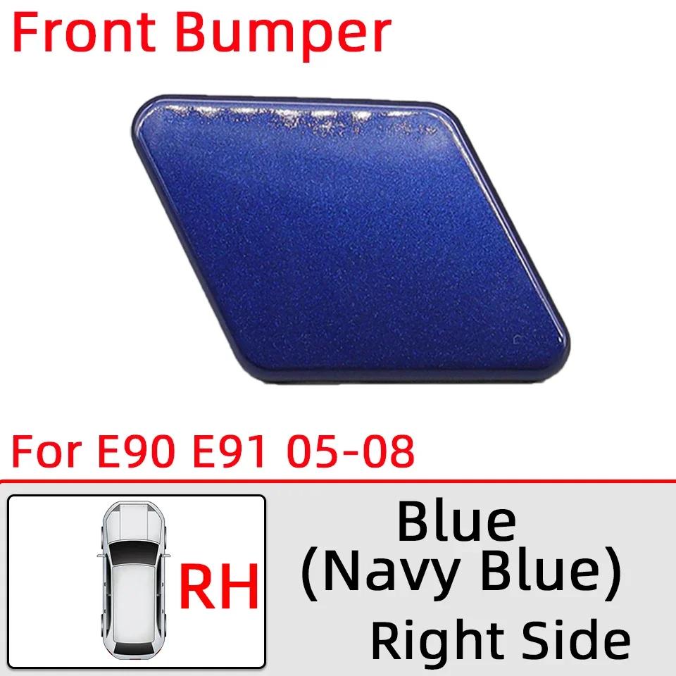 Headlamp Washer Nozzle Cover For BMW 320 325 328 330 335 E90 E91 LCI 2005-2008 2009-2012 Car Headlight Water Spray Lid Painted