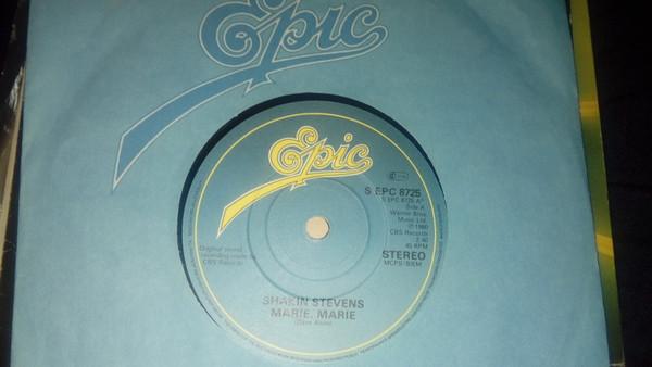 7inch Record SHAKIN' STEVENS - Marie, Marie SEPC8725 Epic 1980 UK Rock Used