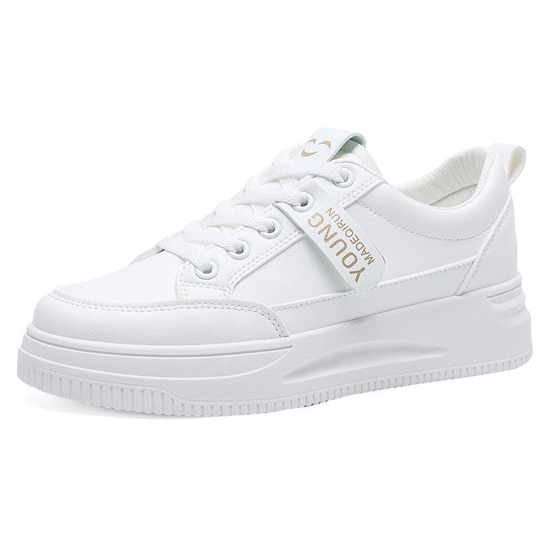 Casual Shoes Female 2023 Spring New Board Shoes Female Breathable Mesh Surface Small White Shoes Female Korean Version of A Hundred Ins Single Shoes