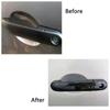 For Nissan March Micra K12 Grand Livina L10 Note Tiida C11 Latio Cube Carbon Fiber Printed Exterior Side Door Handle Cover