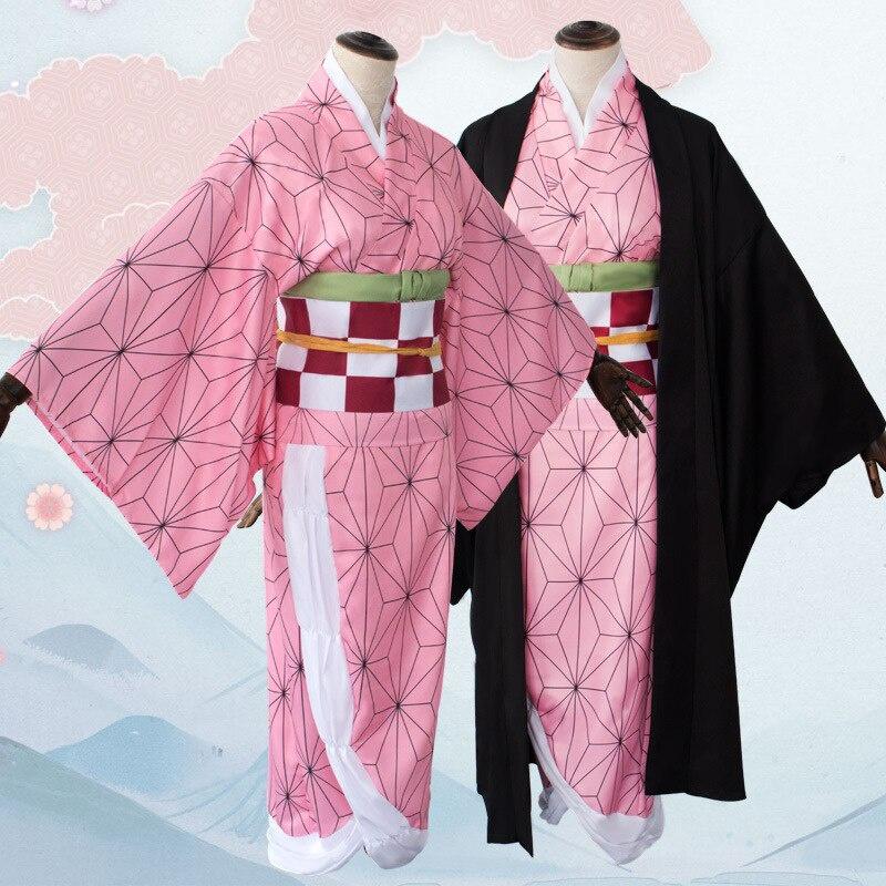 Костюм убийцы демонов Kimetsu no Yaiba Kamado Tanjirou Nezuko Agatsuma Zenitsu Tomioka Giyuu Muzan, аниме для косплея
