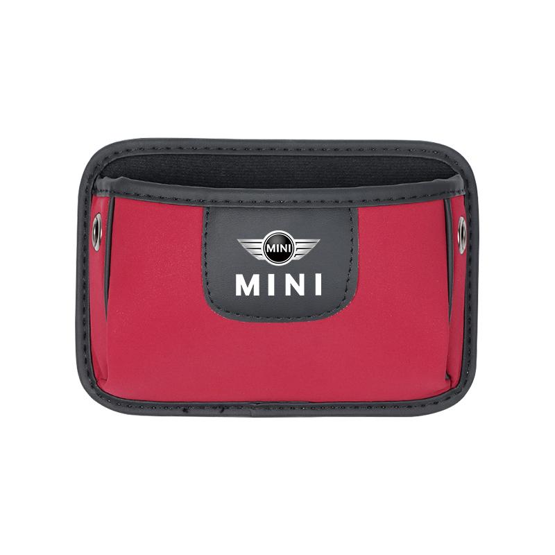 Car Door And Seat Back Leather Storage Box Sorting Bag For MINI Cooper R56 F56 R50 JCW Cabrio Aceman Countryman Clubman Roadster