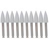 10 dona Tish polishing buralari Past tezlikli tish silliqlash polishing buralari Burg'ulash uchi to'plami Kulrang 406