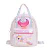 Colorful Unicorn Pattern With Sequins Children Backpack For Kindergarten