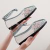 Fashion Fashion Handmade Embroidered Flowers Flats Summer Mesh Breathable Designer Shoes Elegant and Comfortable Non-slip Mary Jane Shoe